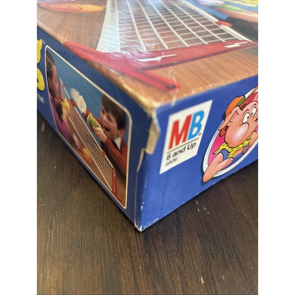Pig Pong Game 1986 Milton Bradley Complete Puff Balls Vintage Tabletop